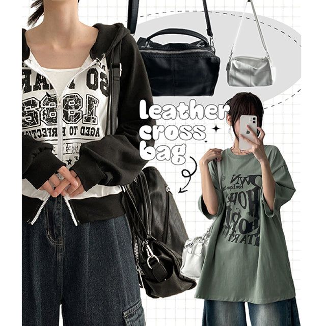 hijjoo（ハイチュー）の「a chubby leather cross bag（Bags）」