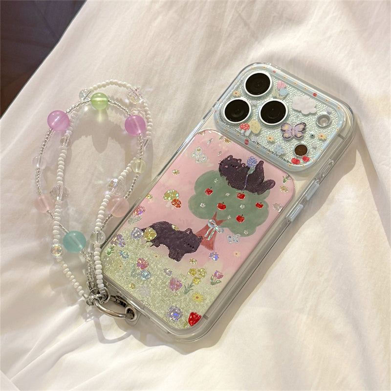 Maison De Theca（メゾン デ テカ）の「Forest Cat Gold Accent iPhone Case（Smartphone Accessories）」