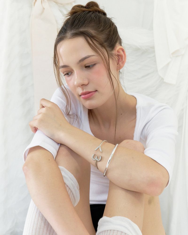Split Heart Bangle