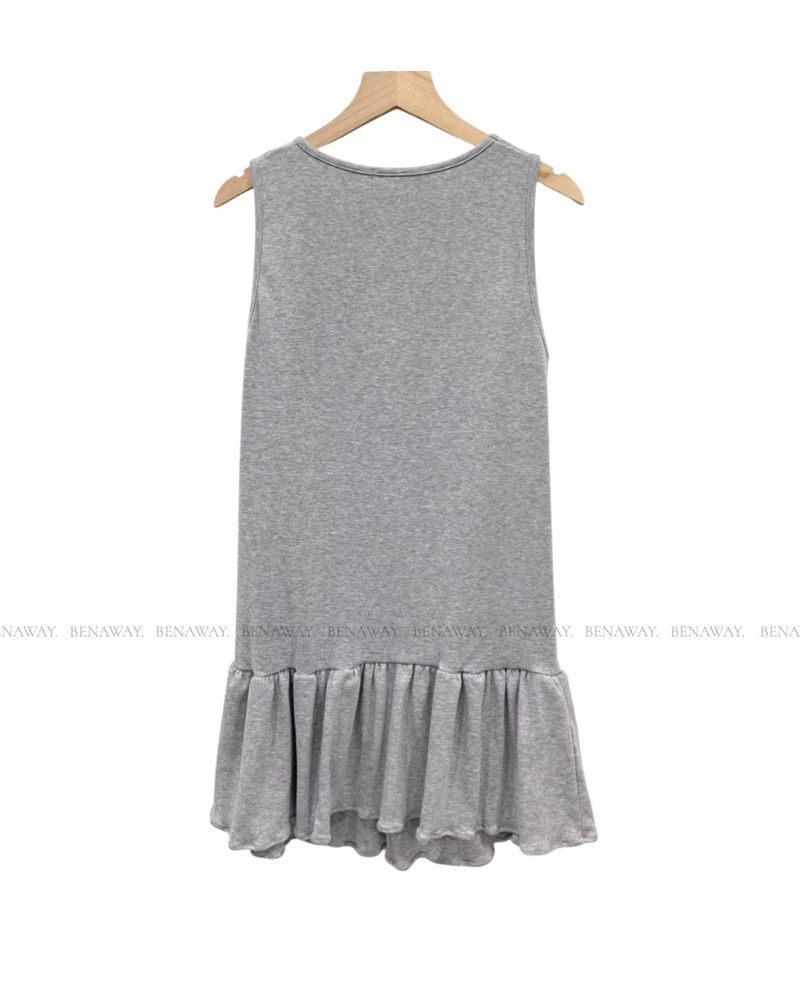 Yudi Sleeveless Frill Mini Dress 3C