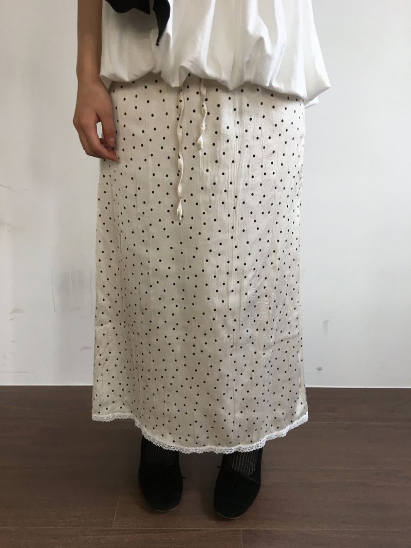 Poetry Dot Long Skirt (2color)