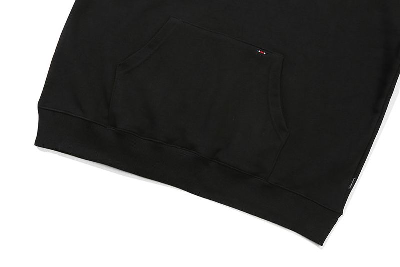 MONOCHROME HOODIE_BLACK