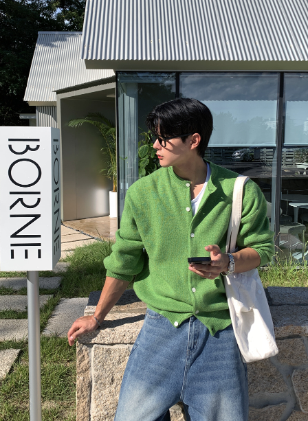 Glass Soft Round Knit Cardigan
