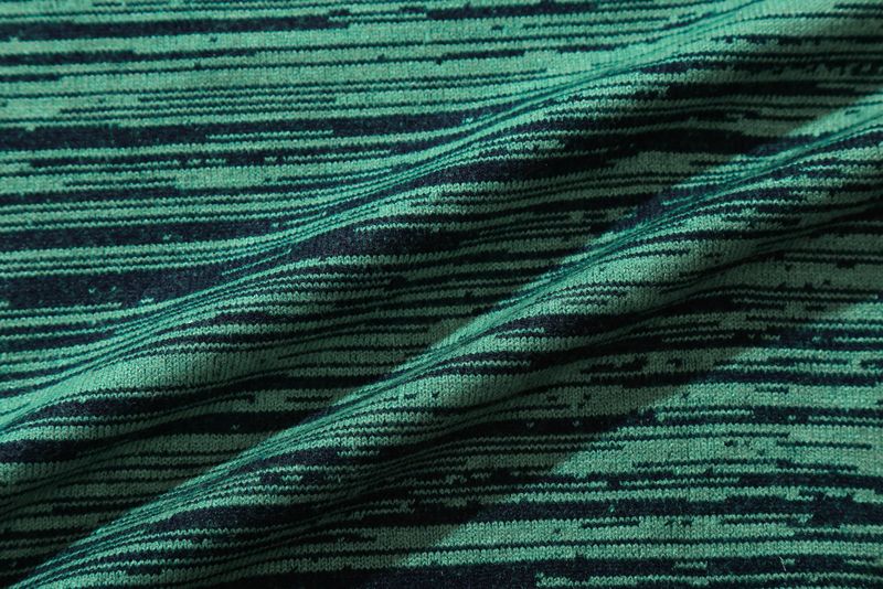BUTTON SLEEVE KNIT TOP_MELANGE MINT