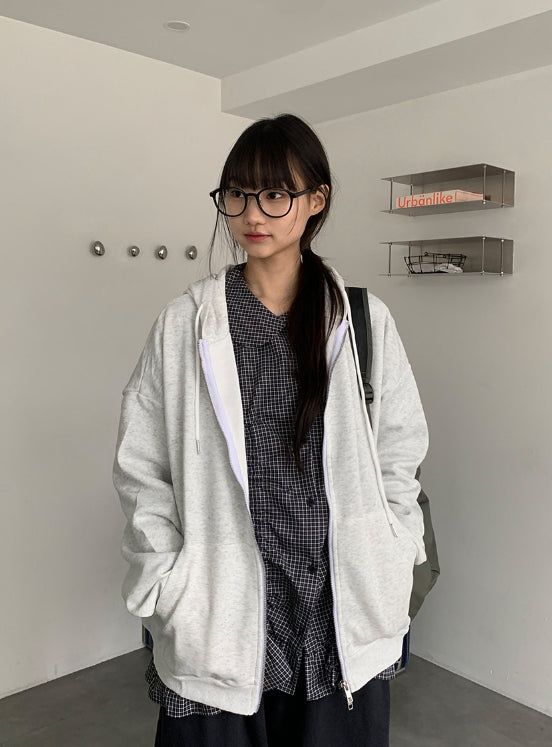BAON（バオン）の「[unisex] オキア ツーウェイ フード ジップアップ（トップス）」