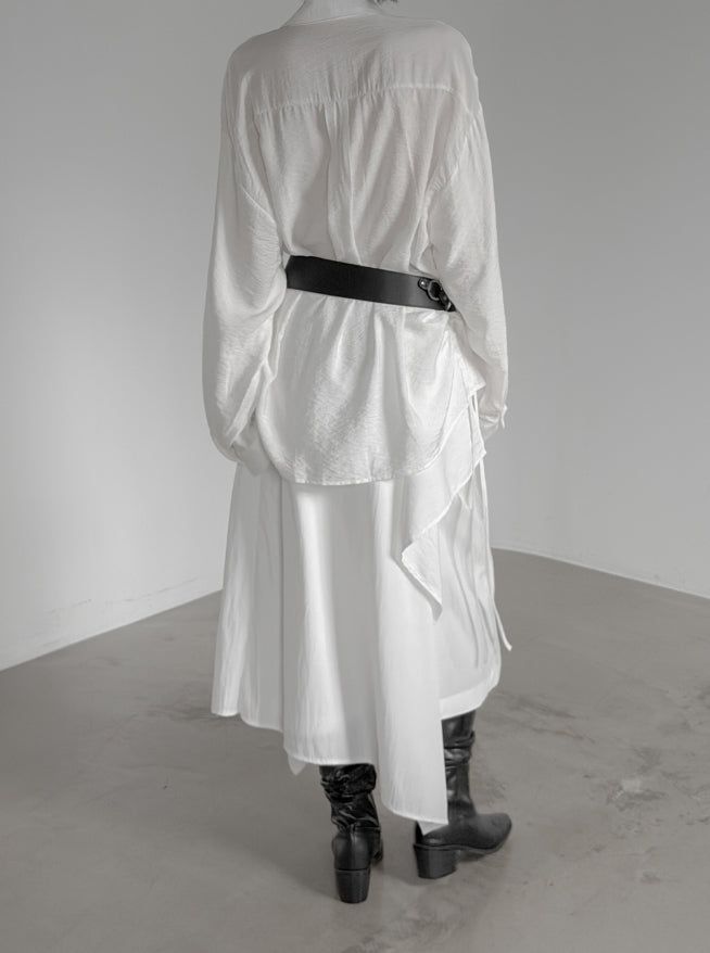Sia Layered Unbalanced Skirt