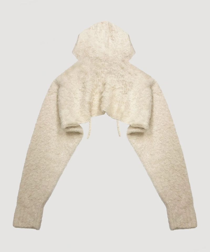 MUFFLER KNIT CARDIGAN