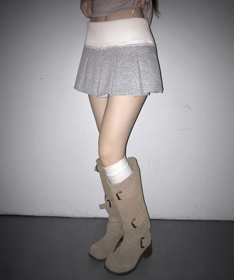 knit lace folding sk (3colors)