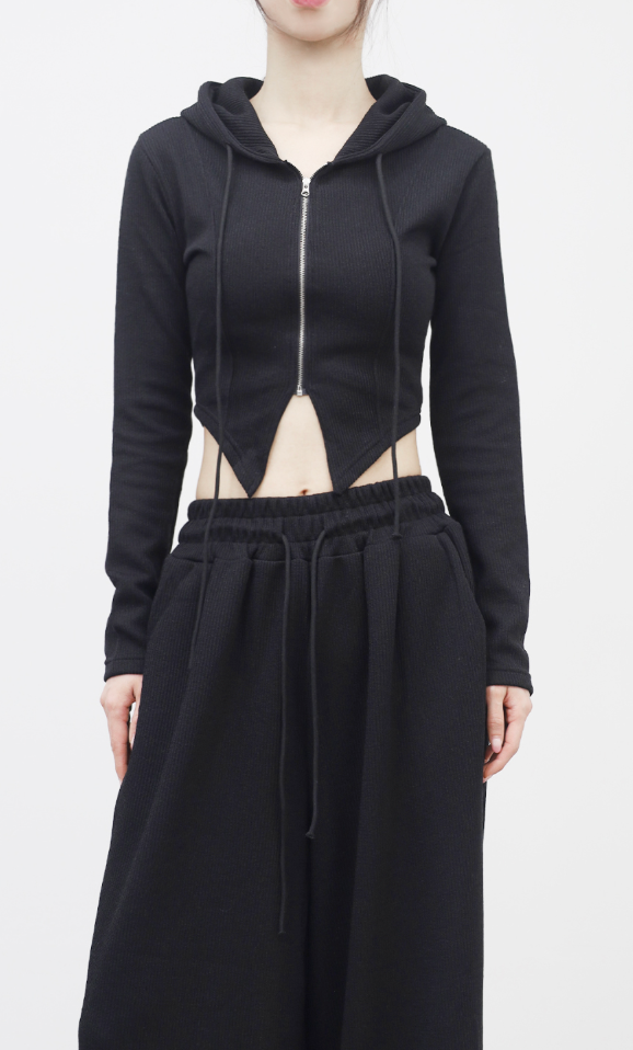 Tincture Crop Hooded Set