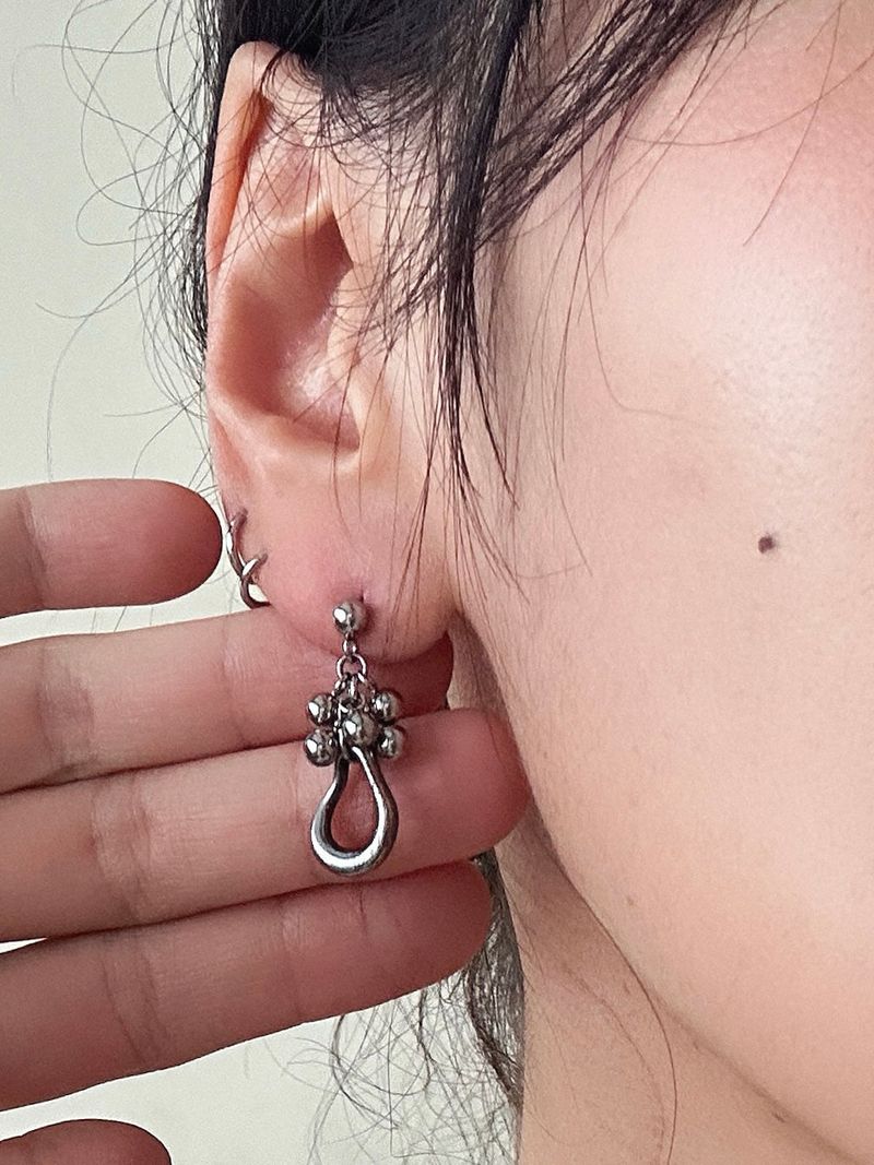 Dewdrop Loop Earring