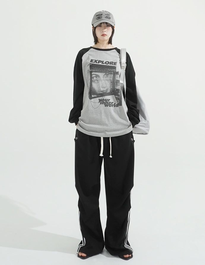 2Way side snap track pants