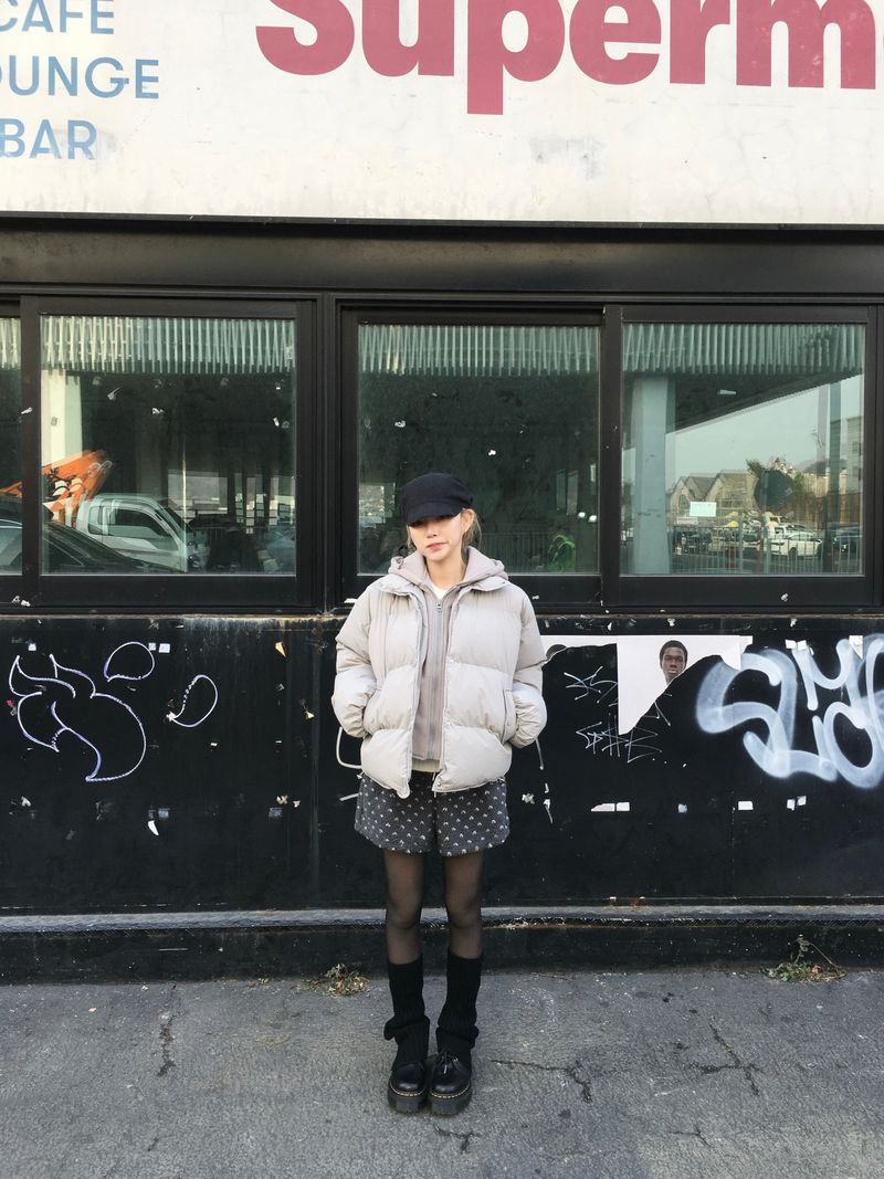 Urban Hood Layered Daily Short Padding (4c)