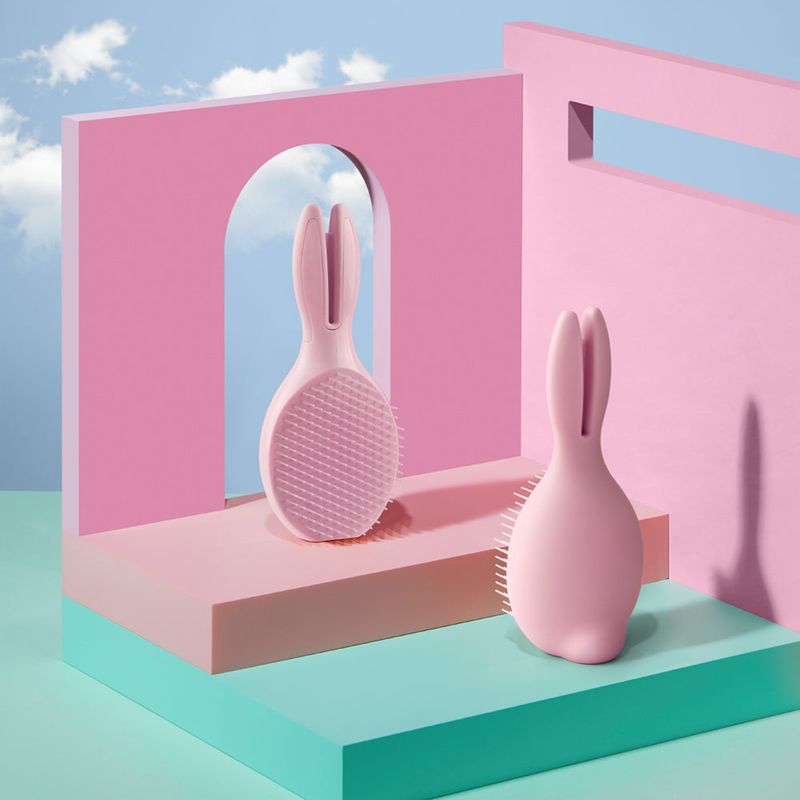mellotory（メロートリー）の「タングルラビットブラシピンク（ヘアアクセサリー）」