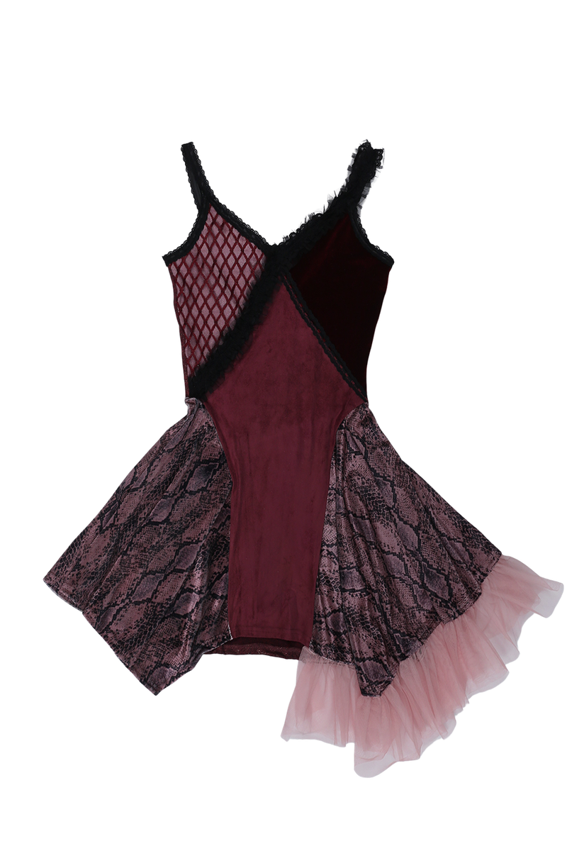 MIDNIGHT AFTER PARTY DRESS #WINE