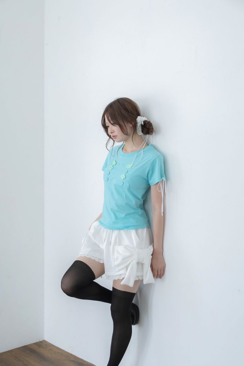 big ribbon pants(WHITE)