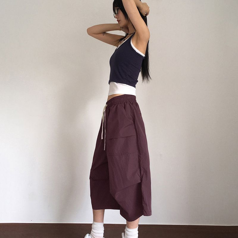 Pcon Nylon Capri Bermuda Pants