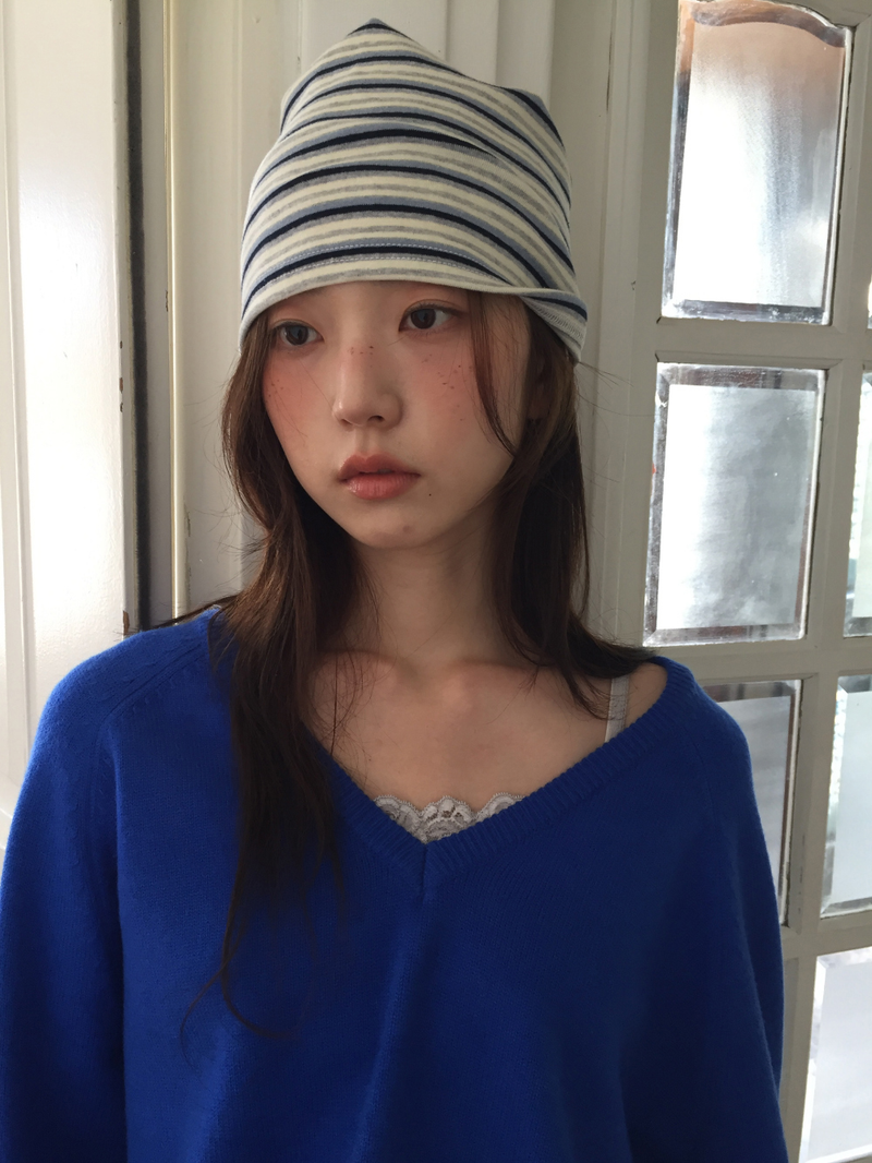 Rito Striped Beanie (3color)