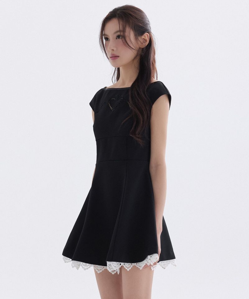 ROMANTIC CUTWORK DRESS_TT6S608BK