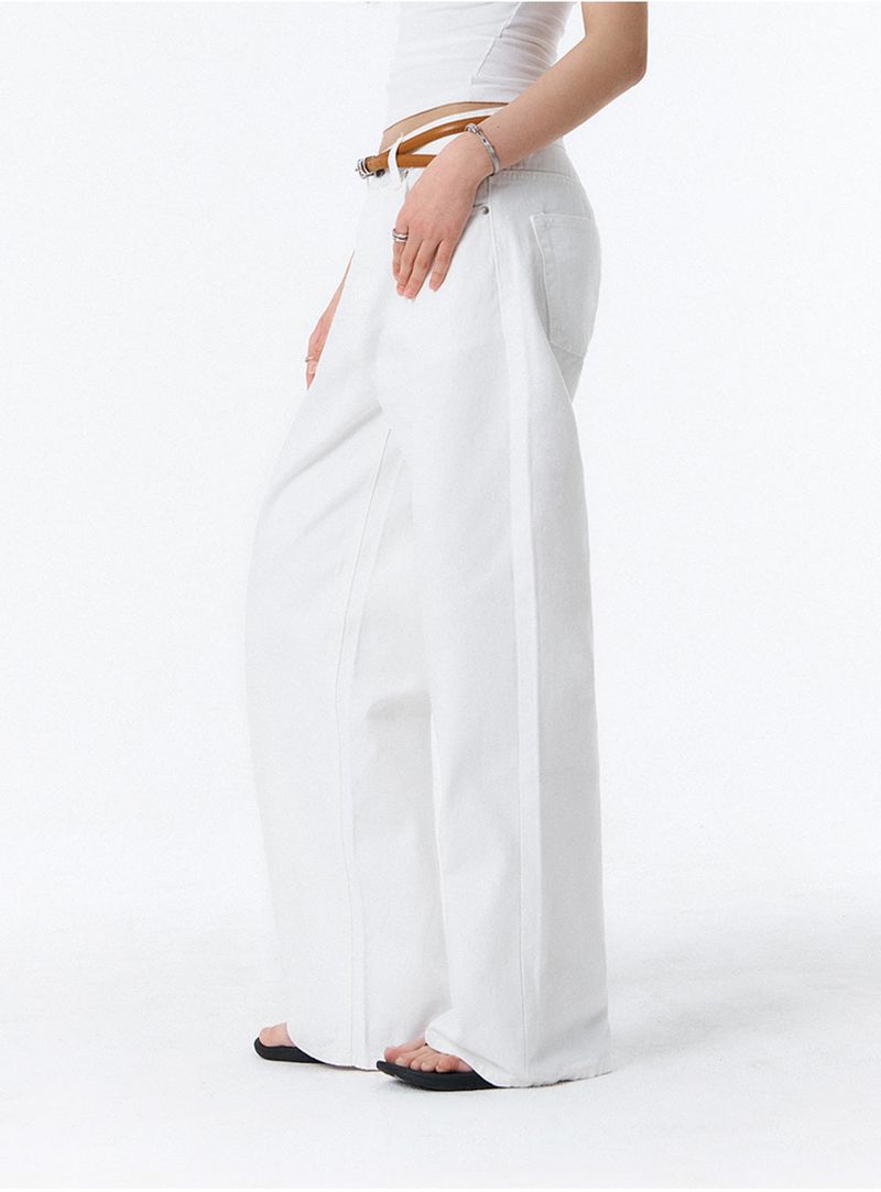 BTB : COMFY JEANS [SOFT WHITE] [UNISEX]