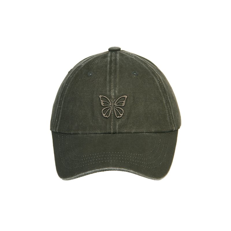 NICK&NICOLE(ニック&ニコール)の「VINTAGE MINI BUTTERFLY BALL CAP_KHAKI(Hats)」
