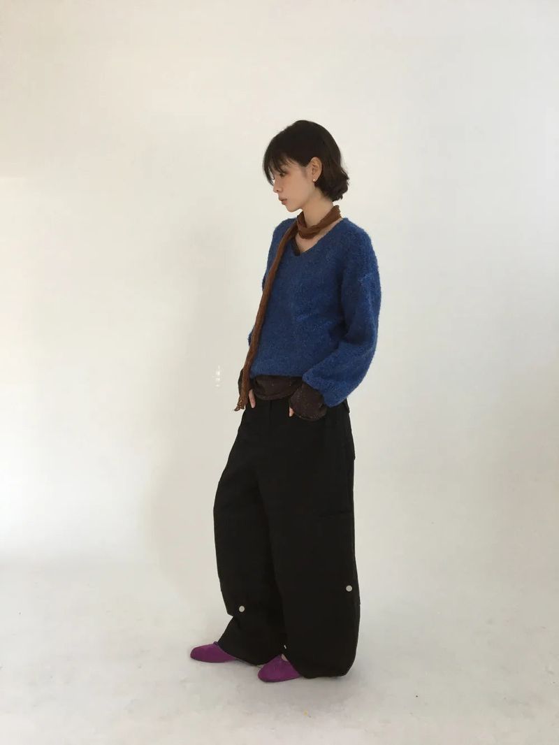 Denp Button Cargo Wide Pants (3color)