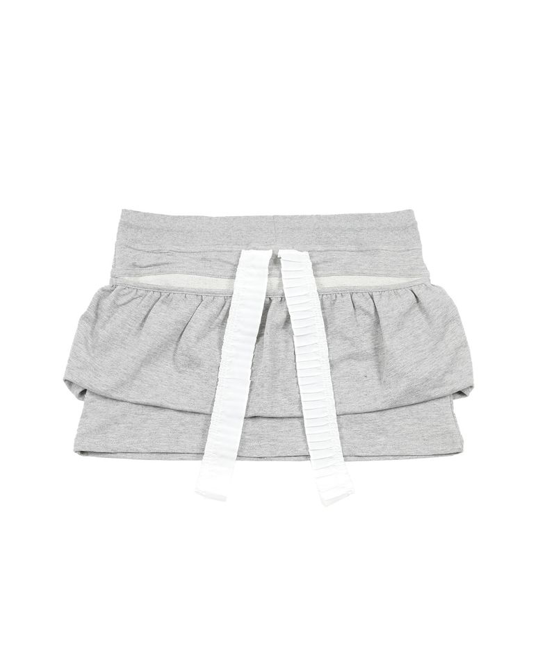  SWEAT BALLOON SKIRT GREY