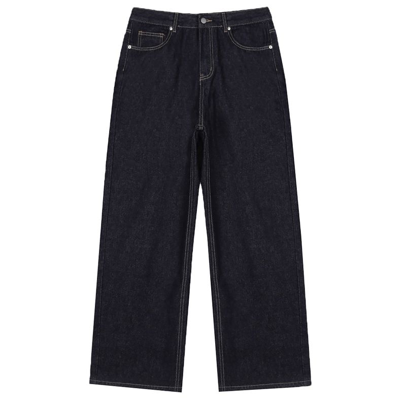 Basic denim pants (deep indigo)