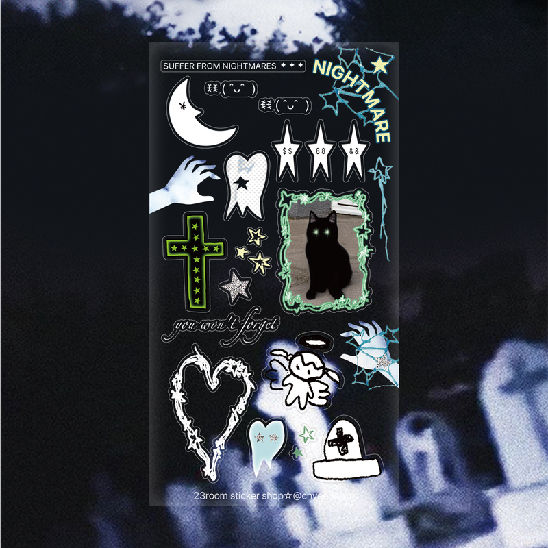 23room(23ルーム)の「nightmare sticker(Smartphone Accessories)」