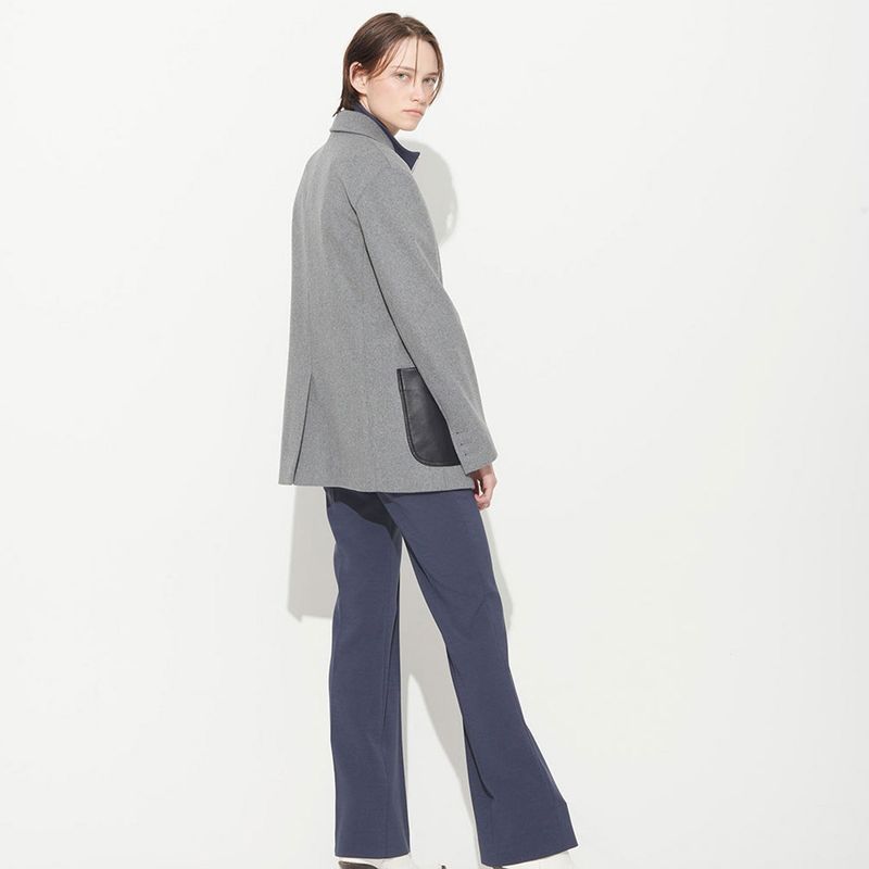 MORGAN BOOTSCUT PANTS, STEEL BLUE