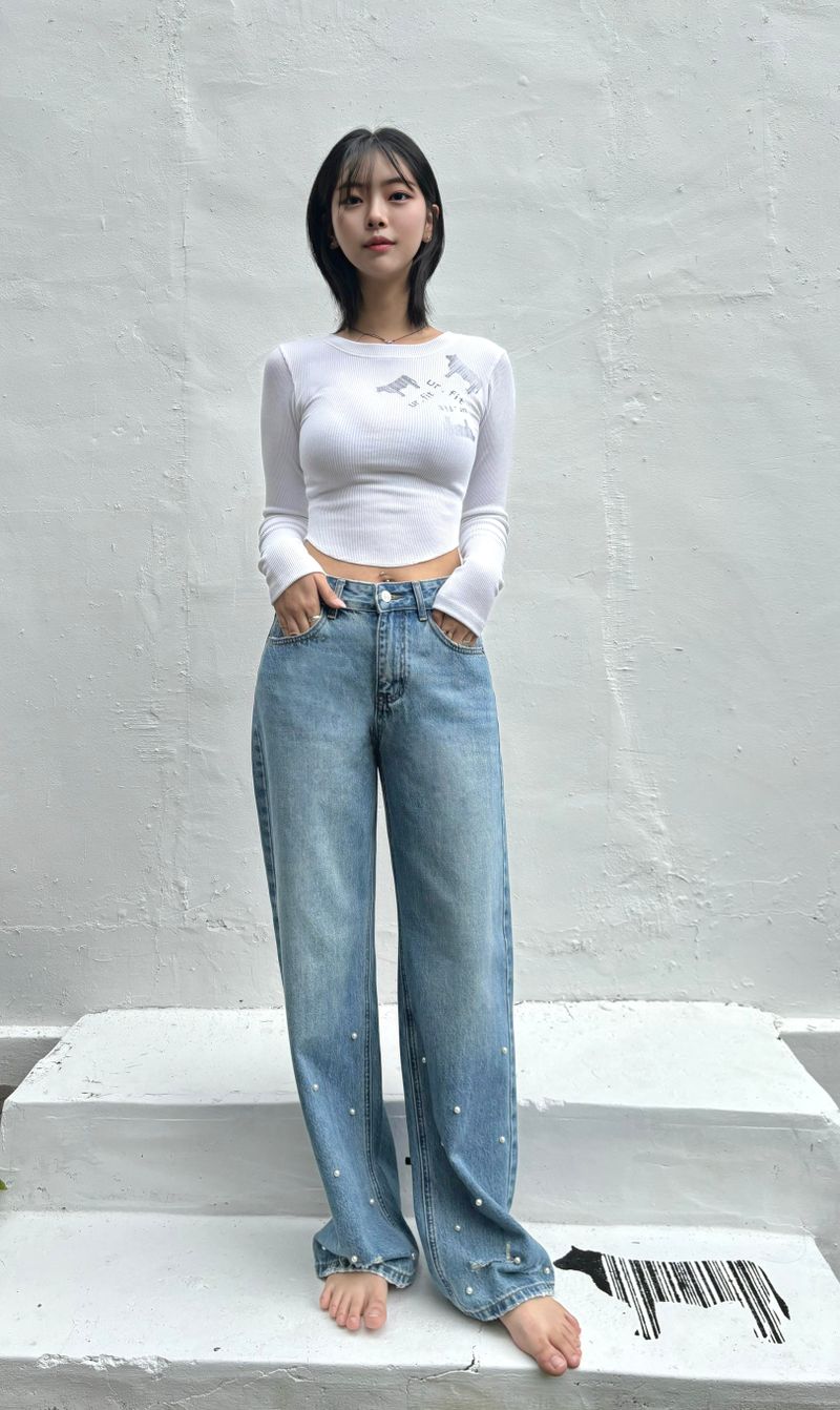 PEARL DENIM PANTS code 18309