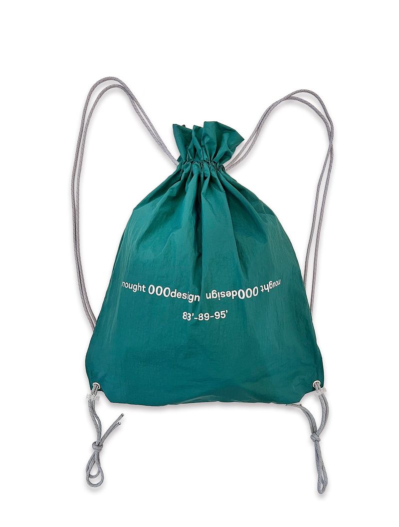 Reverse Logo Gym Sack / Peacock Green