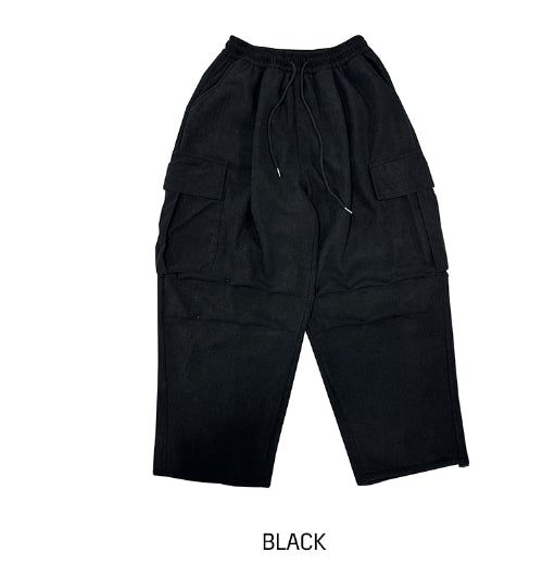 [Mink Brushed] Luxy Two Way Corduroyn Pintuck Cargo Pants