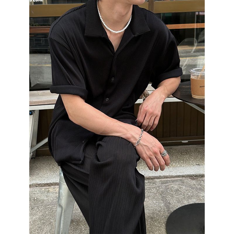 [SET UP가능] Multi pleats pants (4color)