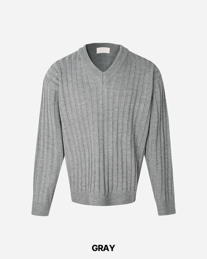 Frame V-neck Crop Knit