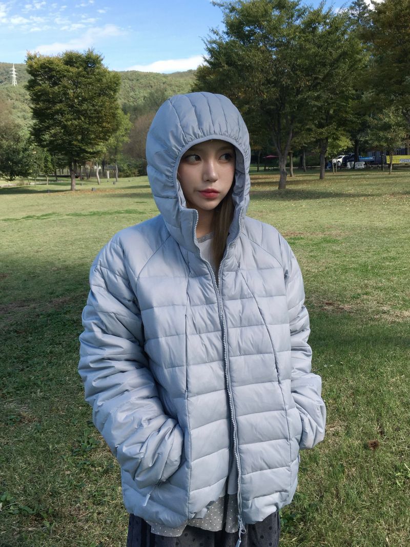 [Duckdown] Feather Light Hood Lightweight Padding (3c)