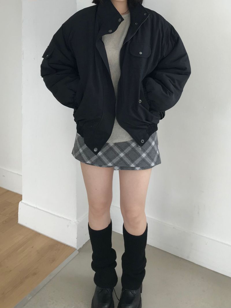 Bender High-Neck Padded Jumper (2 colors)