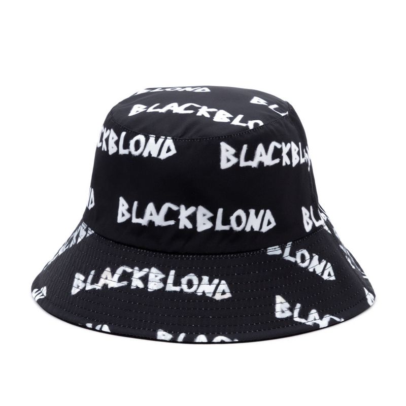BBD Horizon Bleached Reversible Plate Bucket Hat (Black)