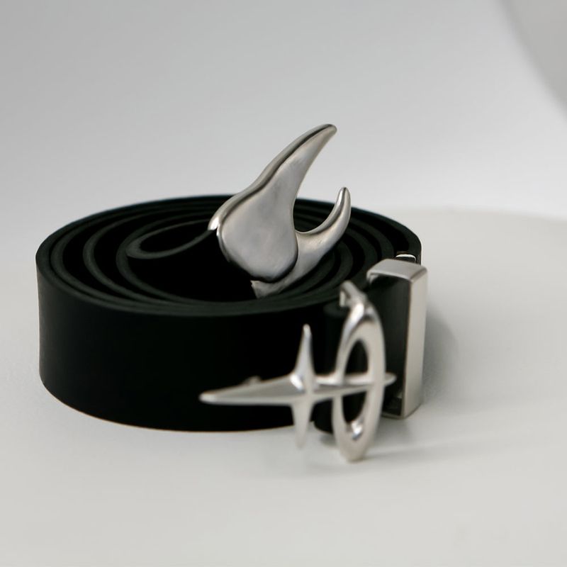 Teeth Logo Belt (Silver)