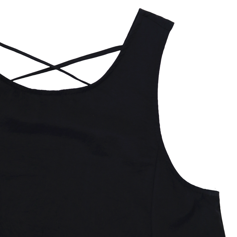 BACK RIBBON DRESS (2 COLORS)