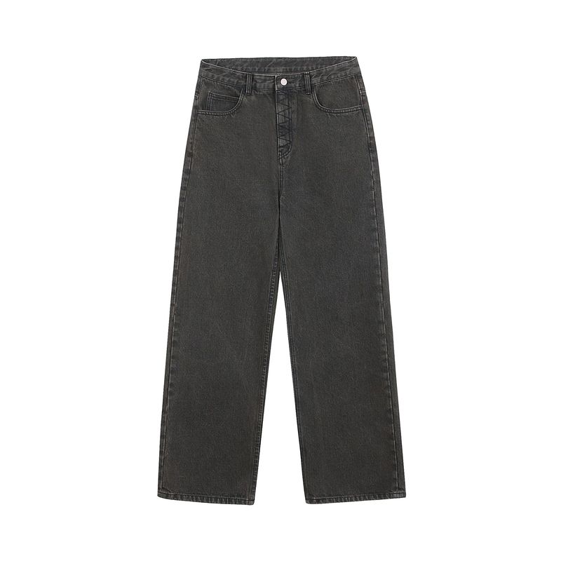 ULKIN（オルキン）の「Classic Vintage Washed Denim Pants_Black（Pants）」