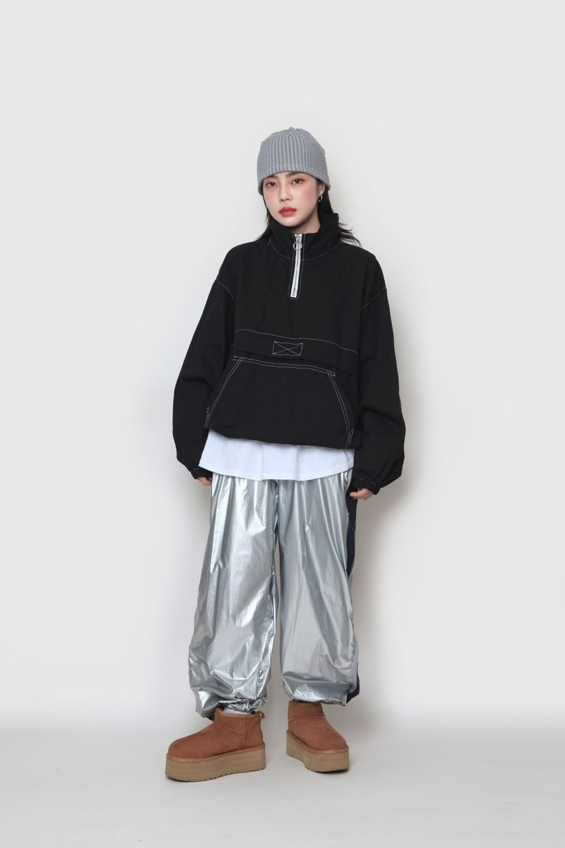 Stitch washing anorak