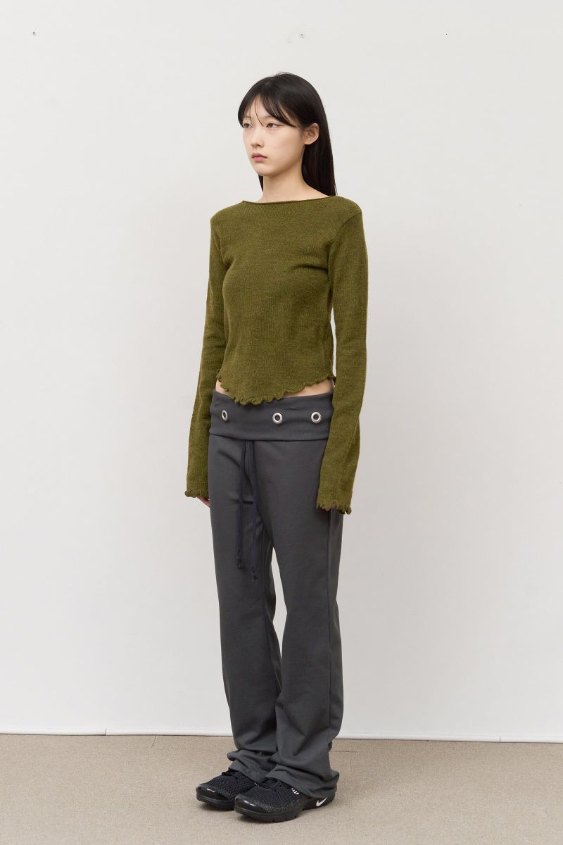 (W) Ruf Frill Knit