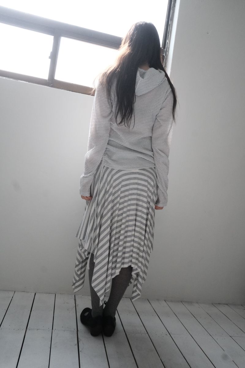 comfy stripe skirt (2c)