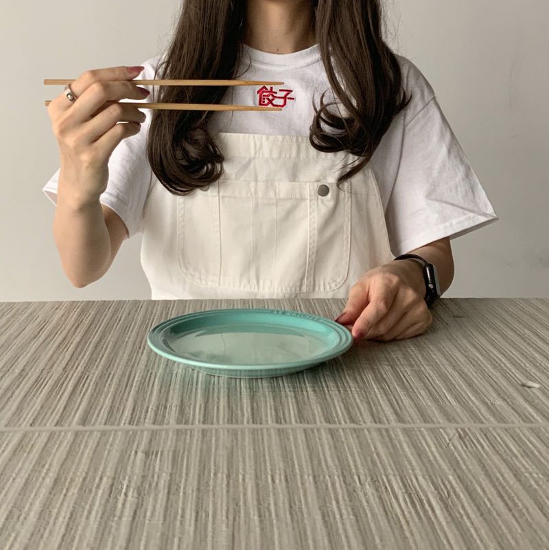 ふくだ  餃子刺繍Tshirt