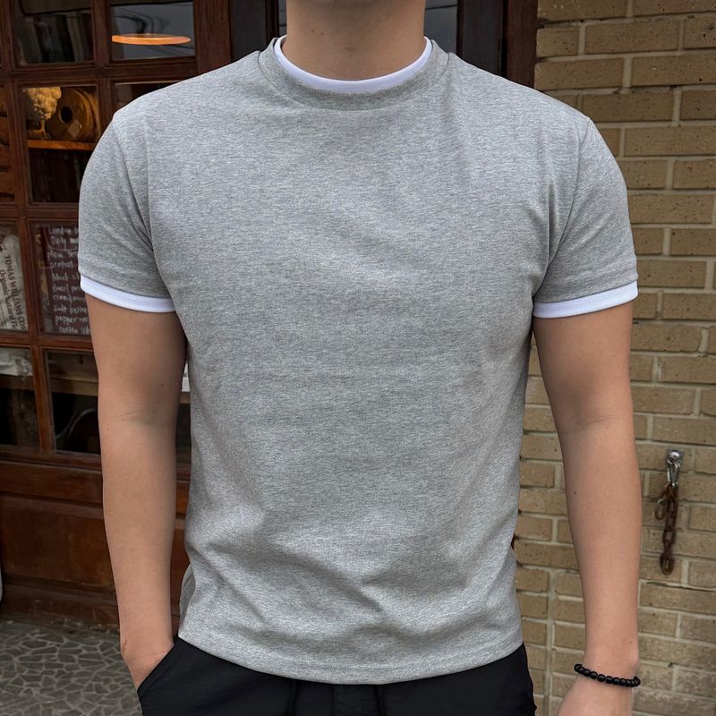 Layered Crop Short Sleeve (3color)