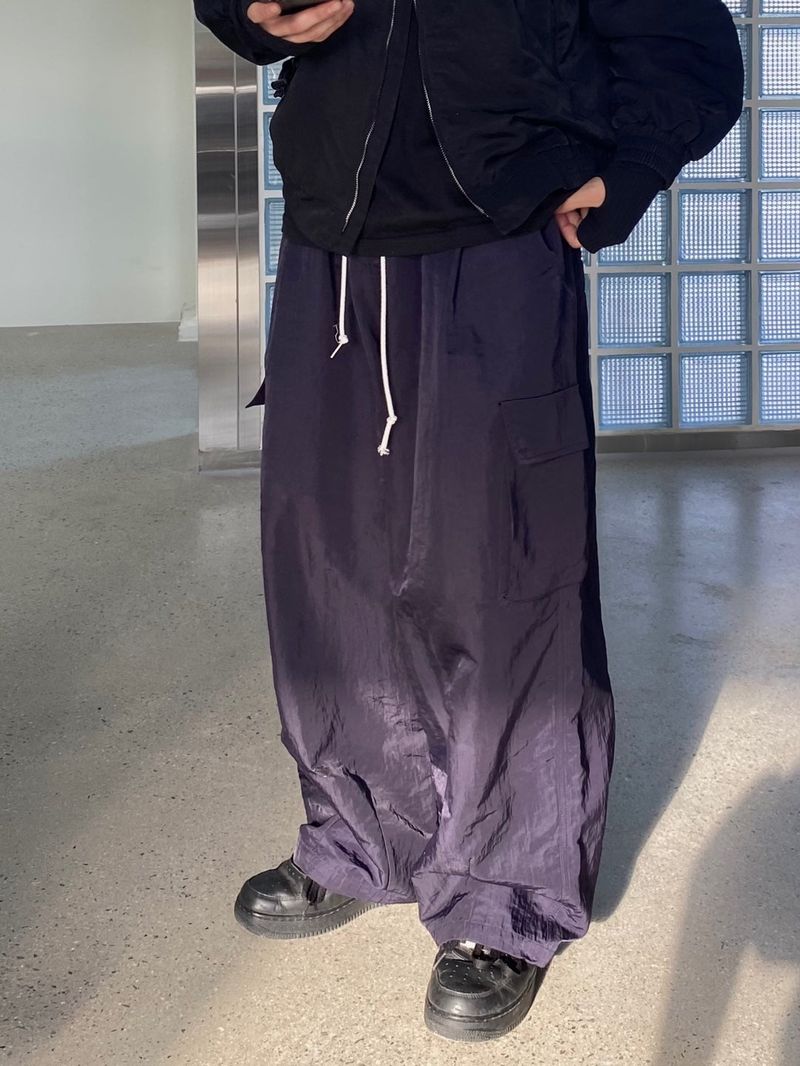UNAIDUN（アネイダン）の「Dart Nylon Cargo Balloon Pants 2C（Pants）」