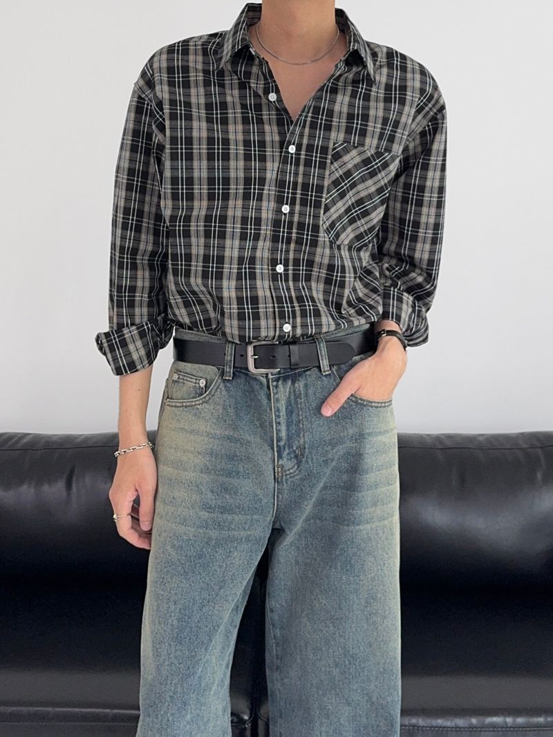 SP Check Standard Cotton Shirt (3C)