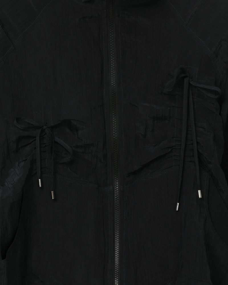 Ribbon wind set-up jumper [ natural black ]