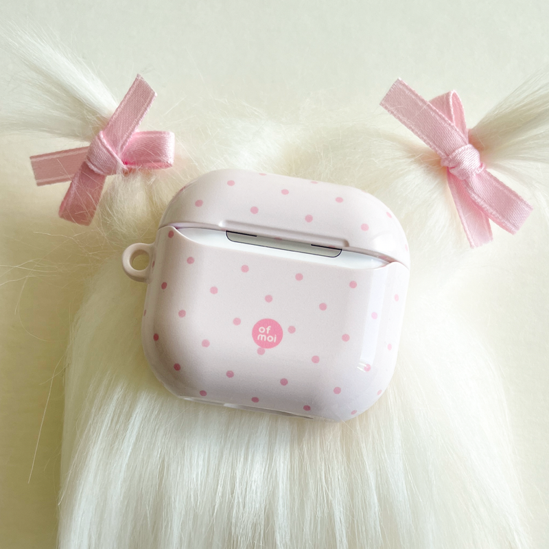 ofmoi(オブモイ)の「petal dot glossy hard airpods case(Smartphone Accessories)」