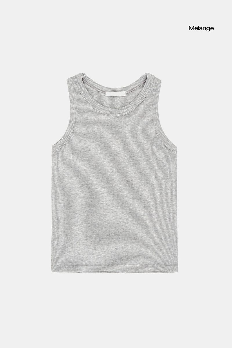Cookie wide binding cropped sleeveless top